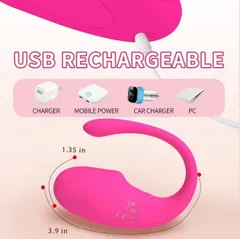 قياسات الهزاز بالسنتيمتر مع الشحن عبر USB من أي منفذ