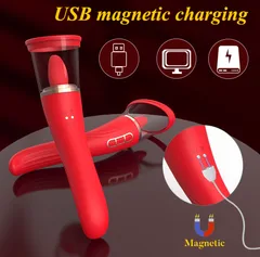 شحن مغناطيسي عبر USB بمنفذين معدنيين على جسم الجهاز
