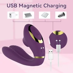 شحن مغناطيسي عبر USB من الشاحن أو اللابتوب أو بطارية متنقلة