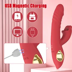 رأس شحن مغناطيسي متصل بمنفذ USB مع رموز الشحن من الحاسوب والشاحن
